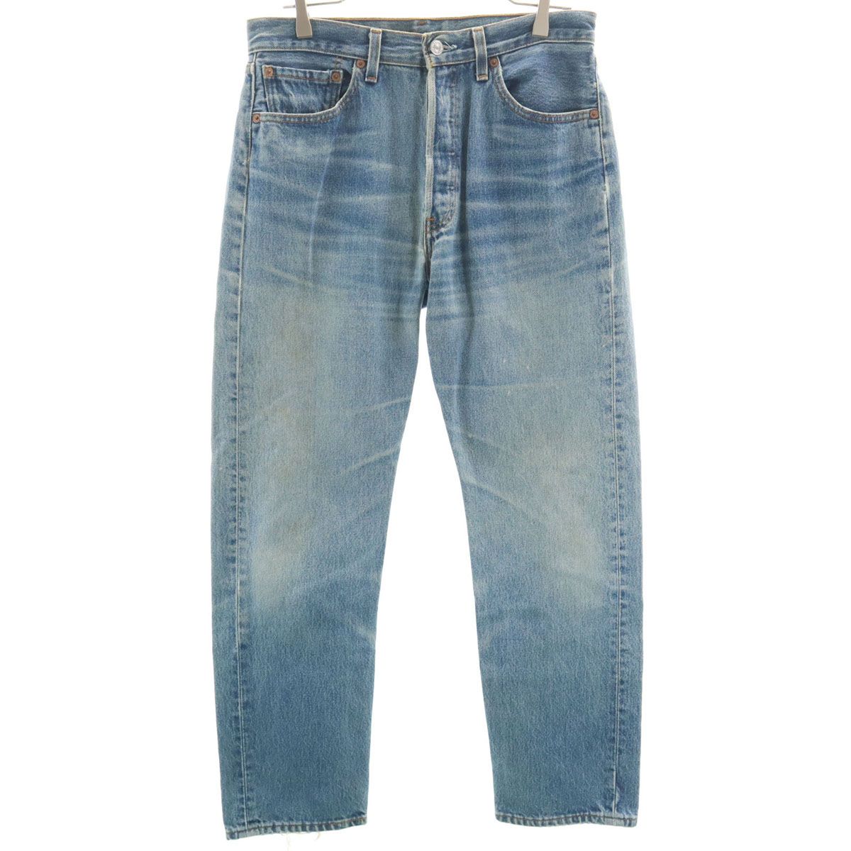 Levi's リーバイス 90s 501 USA製 ストレートデニムパンツ W32 ブルー ジーンズ レディース 古着