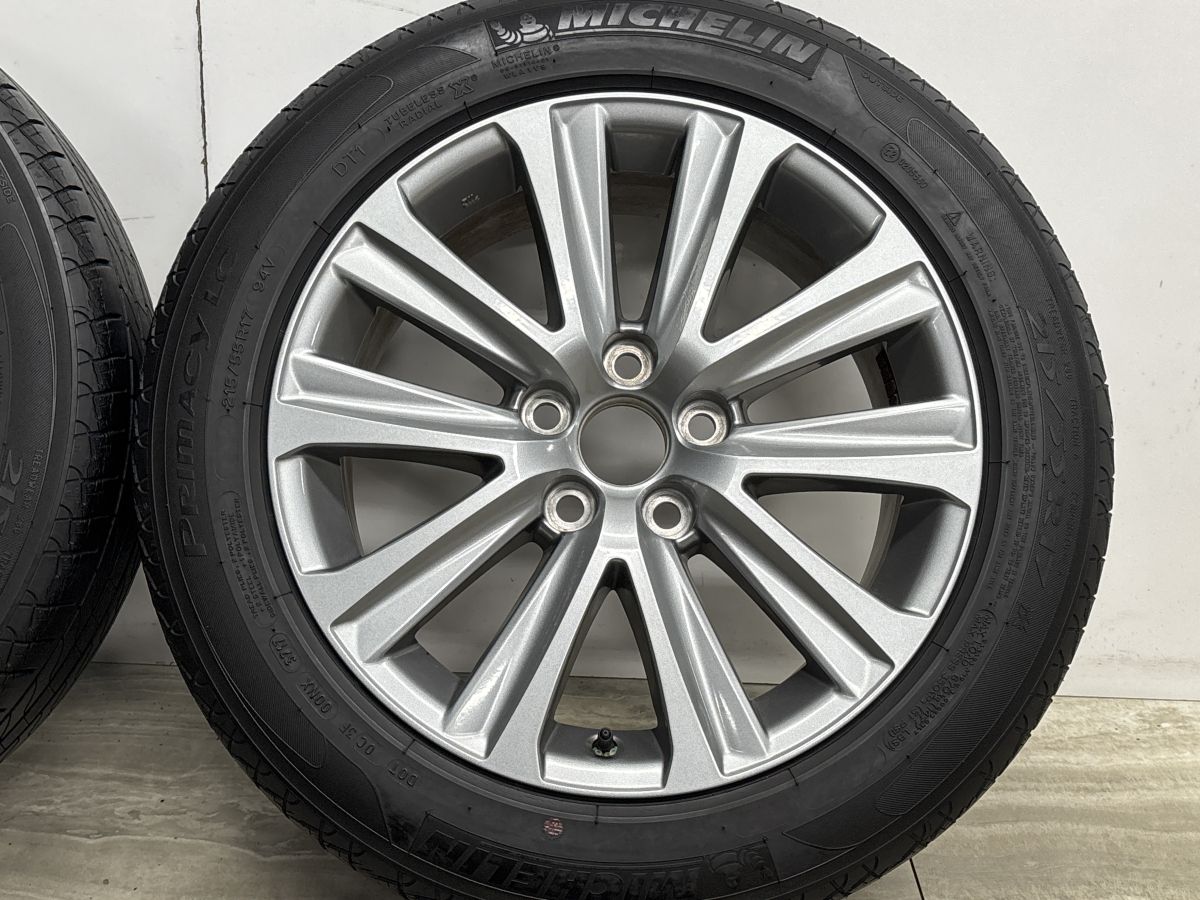 交換用に】トヨタ 210 クラウン アスリート 純正 17in 7.5J +40 PCD114
