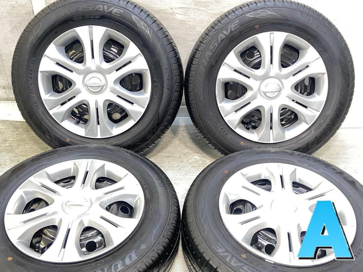 185/70R14 ダンロップ エナセーブ EC204 日産純正 14x5.5 100-4穴 中古