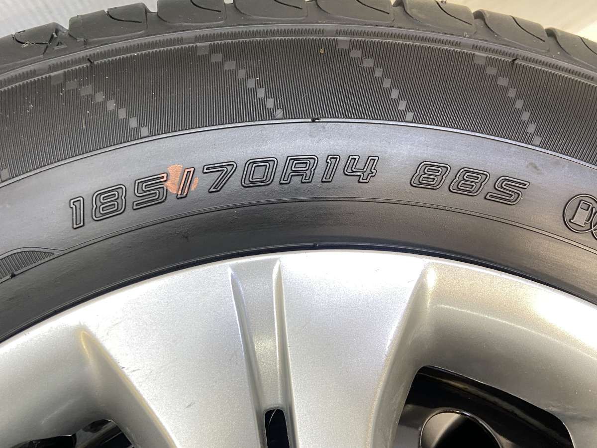 185/70R14 ダンロップ エナセーブ EC204 日産純正 14x5.5 100-4穴 中古