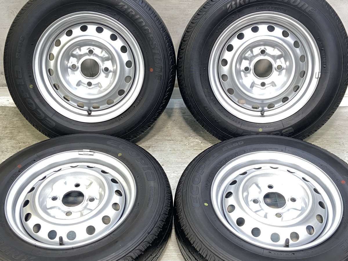 165/80R14 91/90N LT ブリヂストン エコピア R680 日産純正 14x5.0