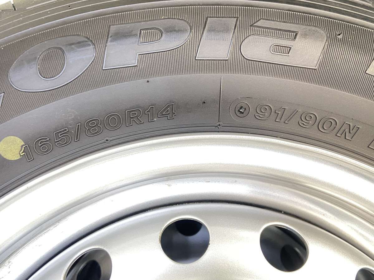165/80R14 91/90N LT ブリヂストン エコピア R680 日産純正 14x5.0