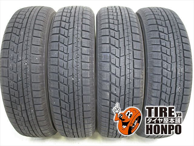 【中古 冬用】 155/65R14 75Q 4本セット ヨコハマ アイスガードIG60 スタッドレスタイヤ 中古タイヤ