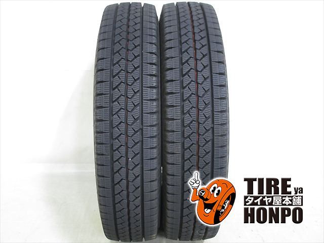 【中古 冬用】 155/80R14 88/86N 2本セット ブリヂストン ブリザックVL1 スタッドレスタイヤ 中古タイヤ