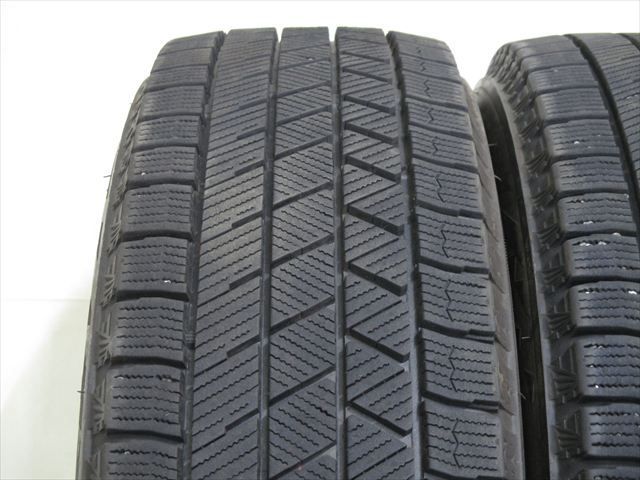 【中古 冬用】 175/65R15 84Q 2本セット ブリヂストン ブリザックVRX3 スタッドレスタイヤ 中古タイヤ