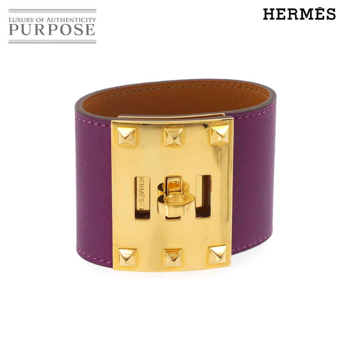 新品同様 エルメス HERMES ケリードッグ バングル ブレスレット