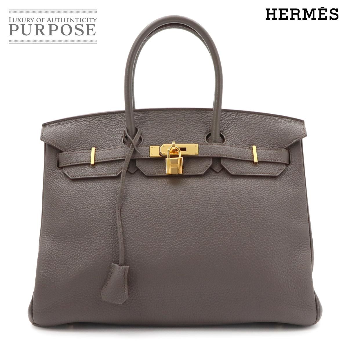 未使用 展示品 エルメス HERMES バーキン35 トゴ エタン ハンド バッグ