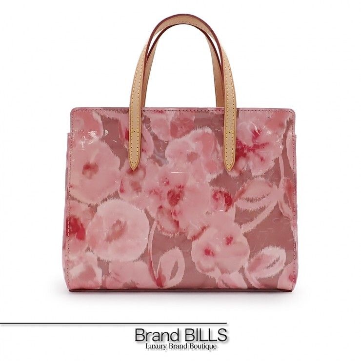 未使用品 LOUIS VUITTON ルイ ヴィトン イカットフラワー カタリーナBB ハンドバッグ M90040 モノグラム・ヴェルニ ローズヴェルール ピンク系 レディース