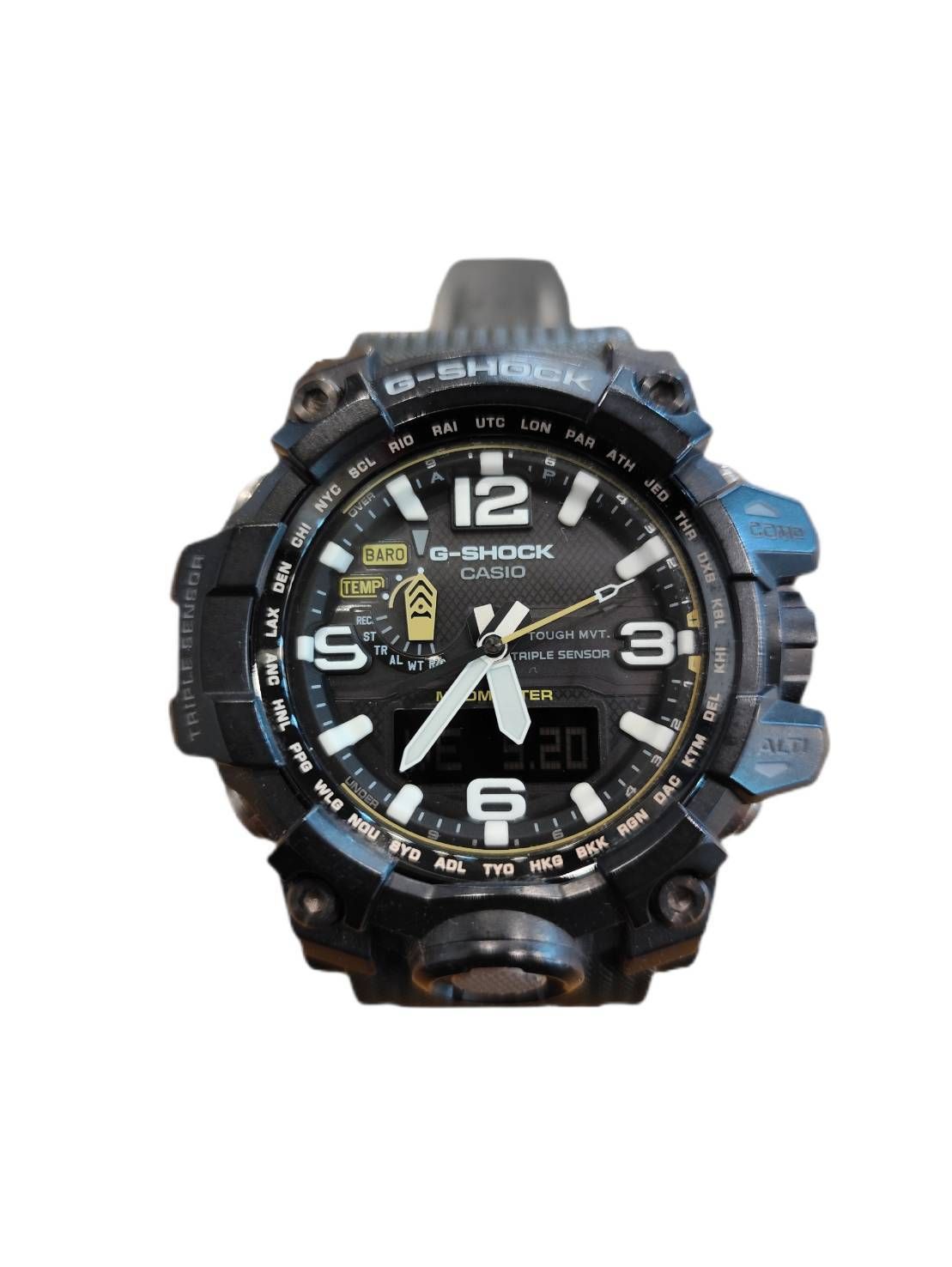 CASIO G-SHOCK デジアナウォッチ ブラック GWG-1000-1A3JF マッドマスター 小キズ有