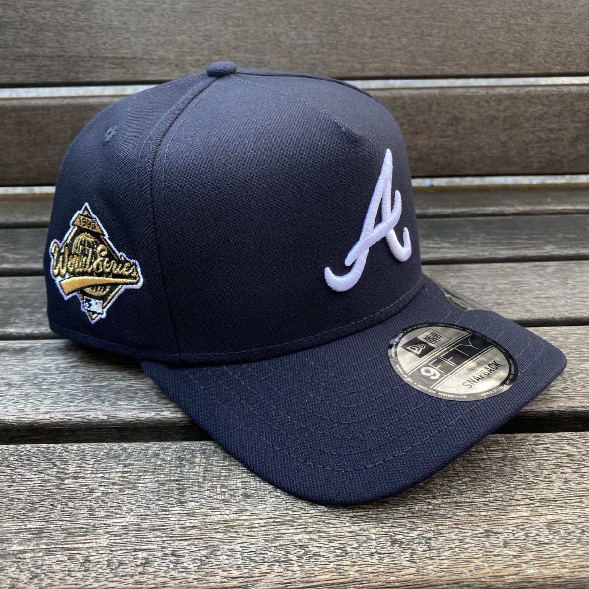 USA仕様 ニューエラ MLB 9Fifty Aフレーム ATL Braves ブレーブス 1995 World Series キャップ (950-274)