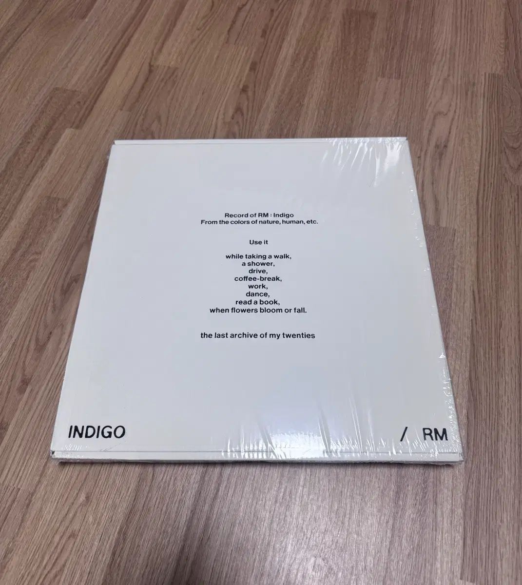 BTS RM Indigo インディゴ LP