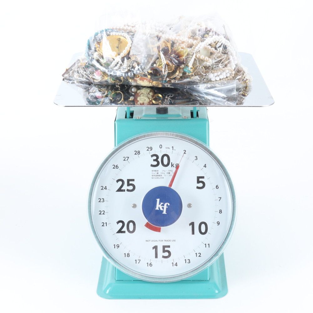 アクセサリー 大量 まとめ 総重量 約 2kg ゴールド 天然石 パール ネックレス ブローチ イヤリング レディース EUE EB31-8【中古】