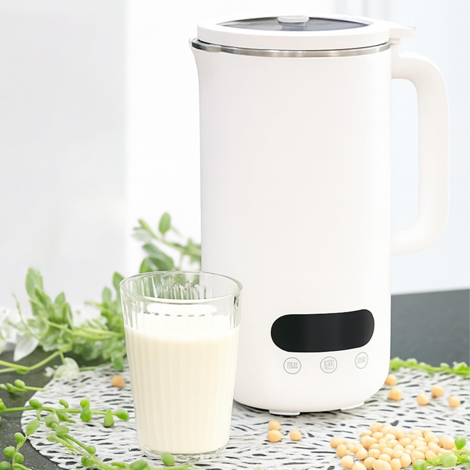【豆乳作りがこんなに楽しい！】clasimple 豆乳メーカー 1000ml 濾過不要 豆乳機 全自動 大豆まるごと 豆乳 スープメーカー おかゆ ジュース スープ 離乳食 スムージー 豆乳 自動調理器 予約機能 氷対応 【レシピ付き】★ b9c2fe63