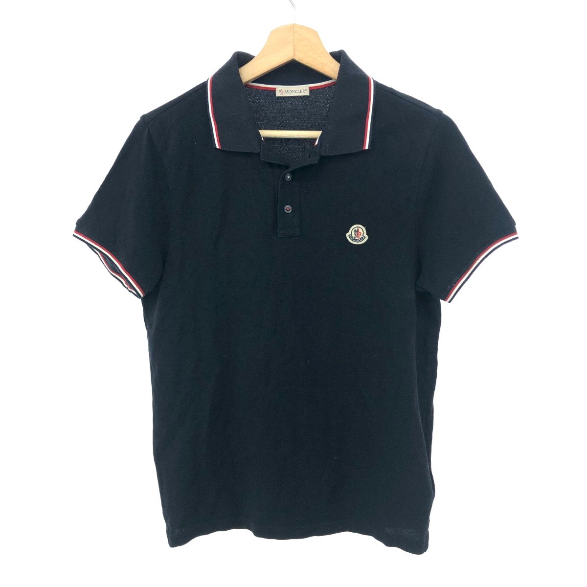 MONCLER モンクレール 半袖ポロシャツ サイズ:S ネイビー メンズ MONCLER モンクレール 半袖ポロシャツ サイズ:S ネイビー メンズ