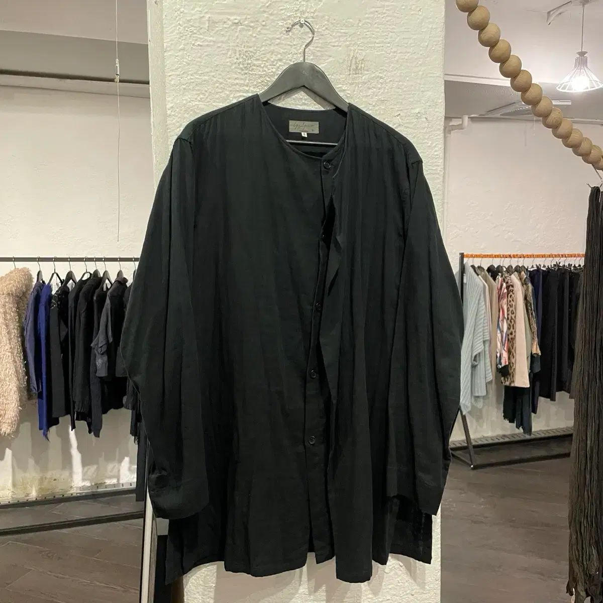 YOHJI YAMAMOTO ヨウジヤマモト プールオム パネル レイヤード シャツ