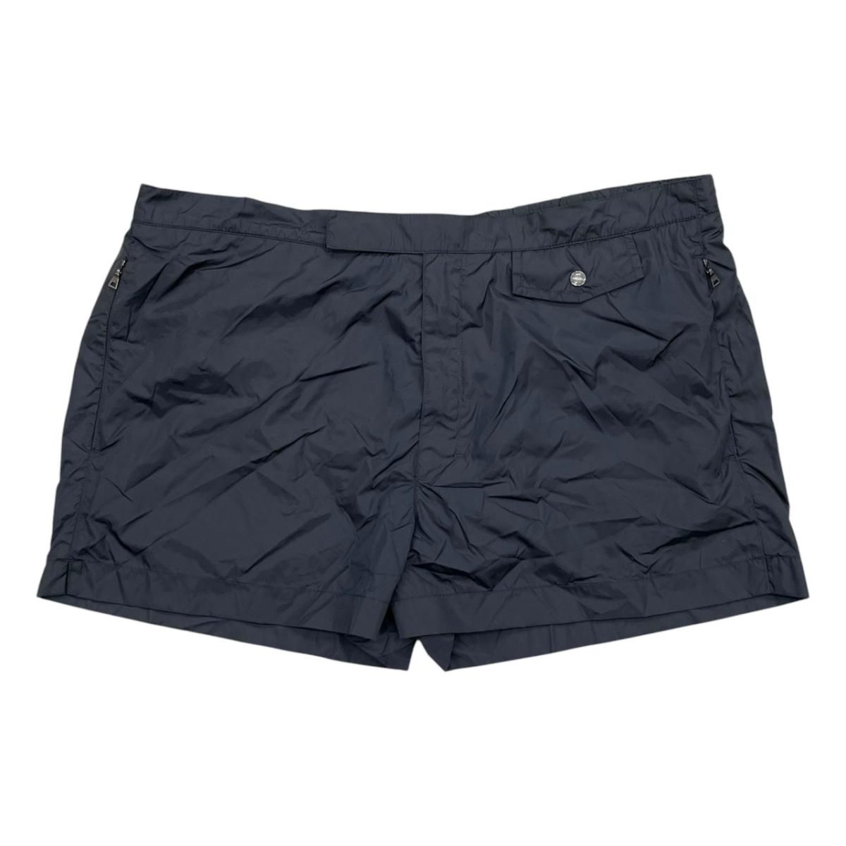 ☆プラダ ボクサーショートパンツ スイムパンツ UB67 50サイズ ナイロン ネイビーブルー PRADA