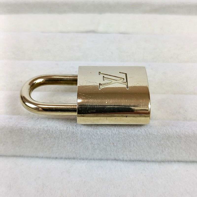 LOUIS VUITTON ルイヴィトン パドロック 南京錠 カデナ 鍵 ゴールド No