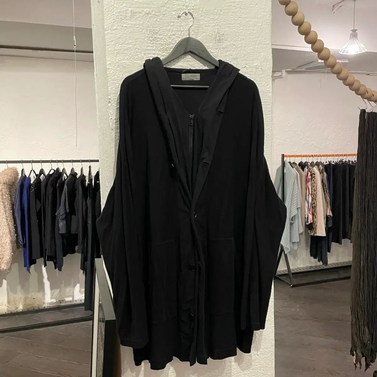 YOHJI YAMAMOTO ヨウジヤマモト プールオム レイヤード フーディー カーディガン 38,344円