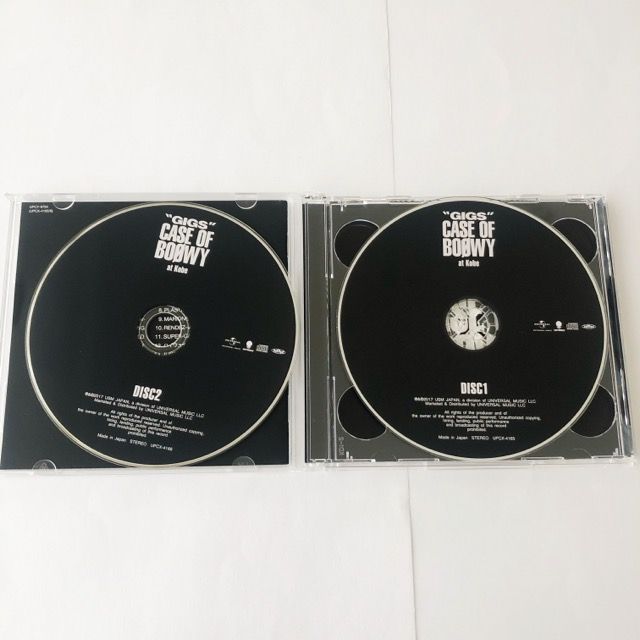 BOOWY GIGS CASE OF BOOWY THE ORIGINAL CD【I1974-007】033