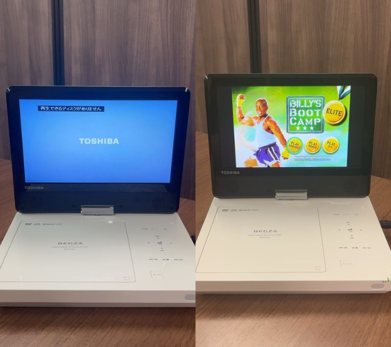 極美品/動作品】東芝 REGZA 9V型 ポータブルDVDプレーヤー SD-P910S