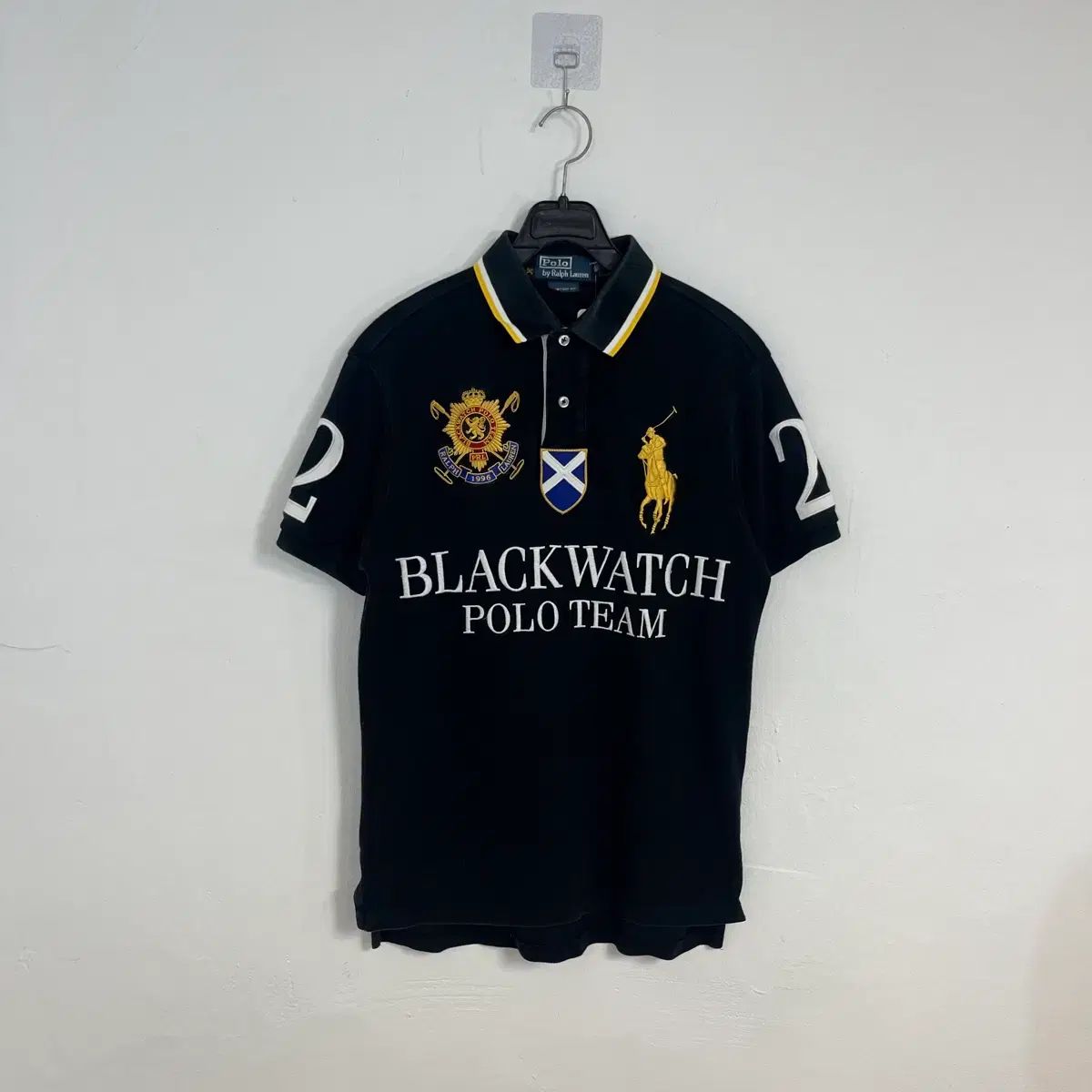ポロ ブラックウォッチ ビックポニー カラーTシャツ