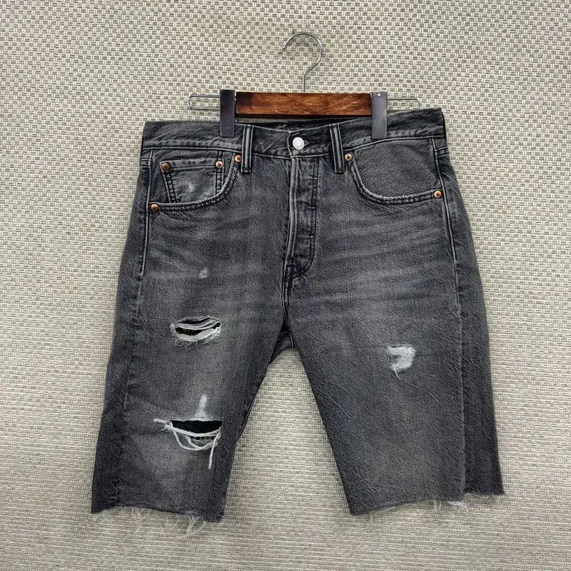 リーバイス 501 グレーデニム ハーフパンツ 30インチ D02592
