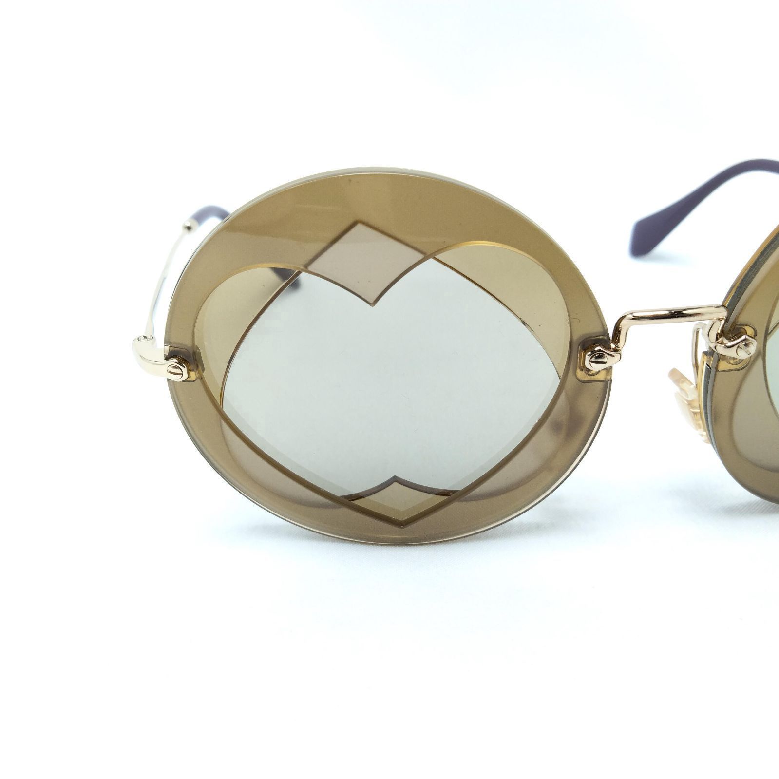 ✨️miu miu✨️ミュウミュウ サングラス ハートモチーフ SMU01S アイ