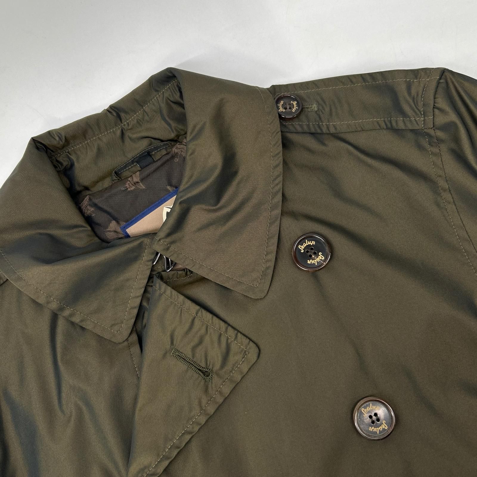Sealup シーラップ BEAMS F別注 カーキ ポリエステル ダブルブレスト 