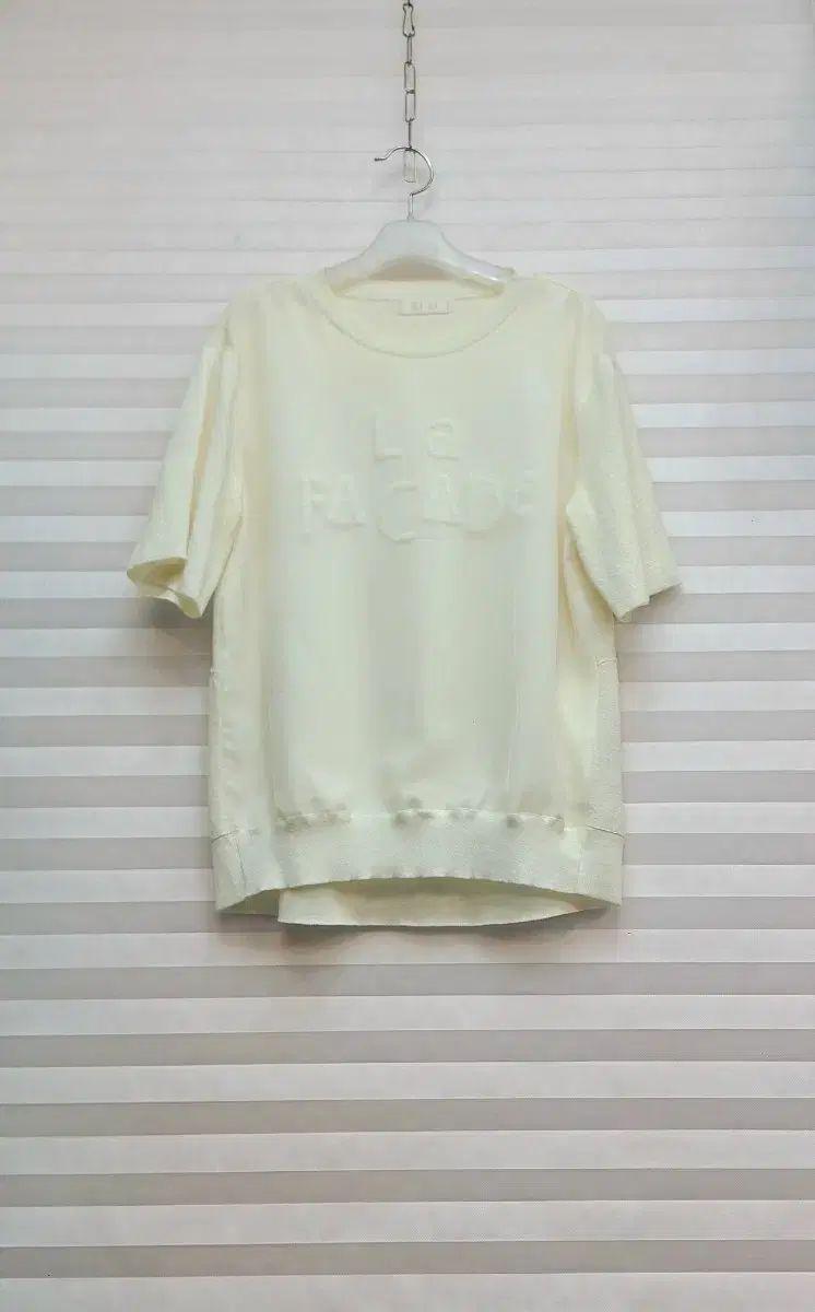 SJSJ> アイボリー ニット プルオーバー