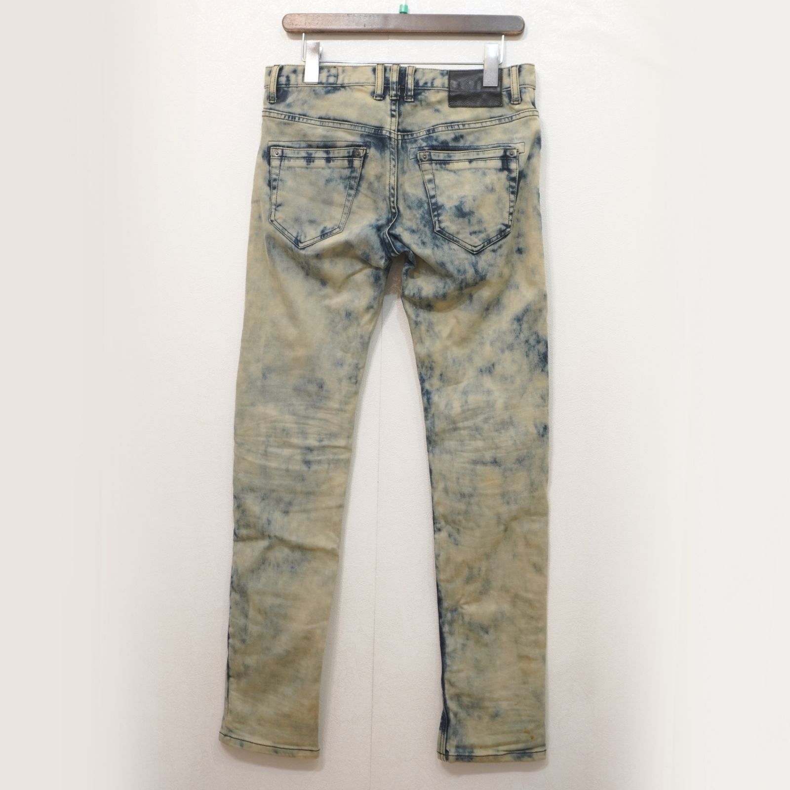 パンツ semantic design ダメージ加工 ストレッチ デニムカーゴパンツ