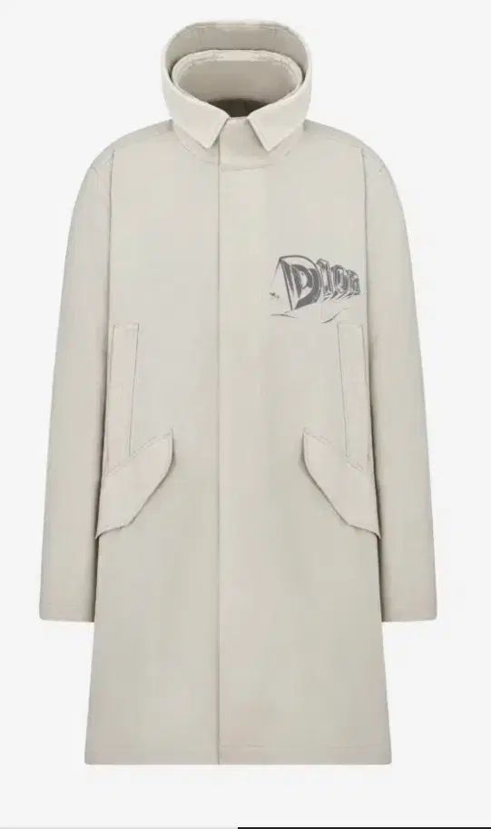 Dior ディオール フード パーカ グレー テクニカル コットン オートマン 52