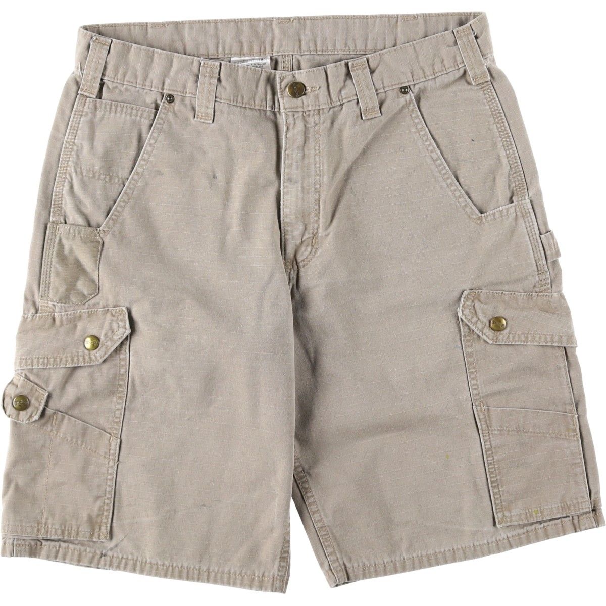 古着 カーハート Carhartt リップストップ カーゴショーツ ハーフパンツ メンズw34相当/eaa647869