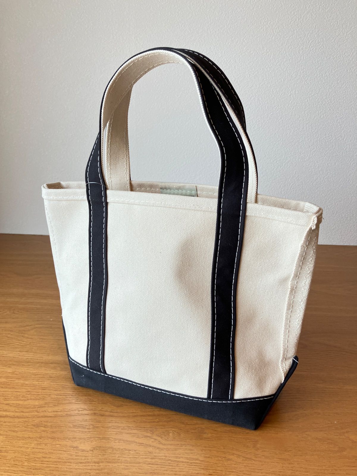 【新品】エルエルビーン L.L.BEAN / 112635 オリジナルボートアンドトートバッグ オープントップ スモール BLACK TRIM / バッグ カバン キャンバストート