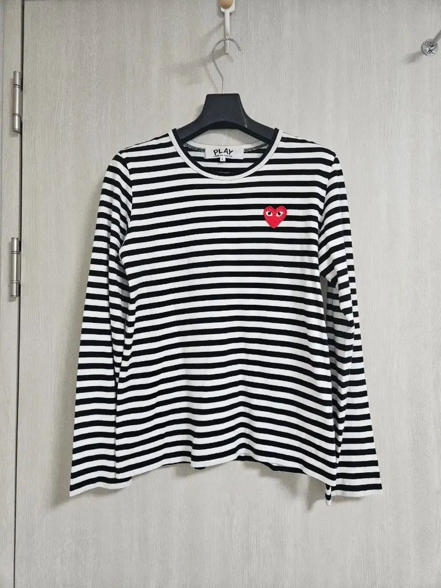 コム・デ・ギャルソン ロングスリーブ ストライプ Tシャツ L
