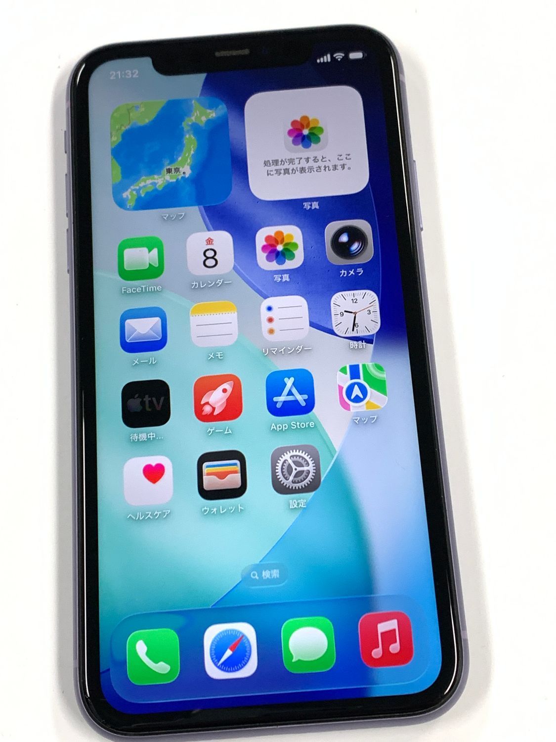 ジャンク 電池82% SIMフリーiPhone11 64B パープル - メルカリ