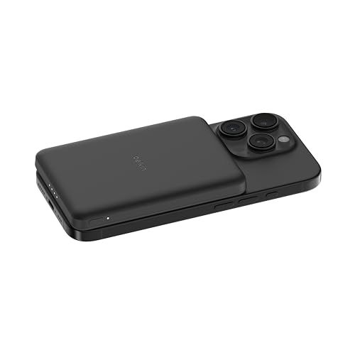Belkin BoostCharge Magnetic Power 5000mAh スリムモデル 3C対応 CCC MagSafe対応 高速充電対応 PPS対応 iPhone&Androidスマホ対応 PSE認証 軽量&コンパクト 機内持ち込 5d006c4e
