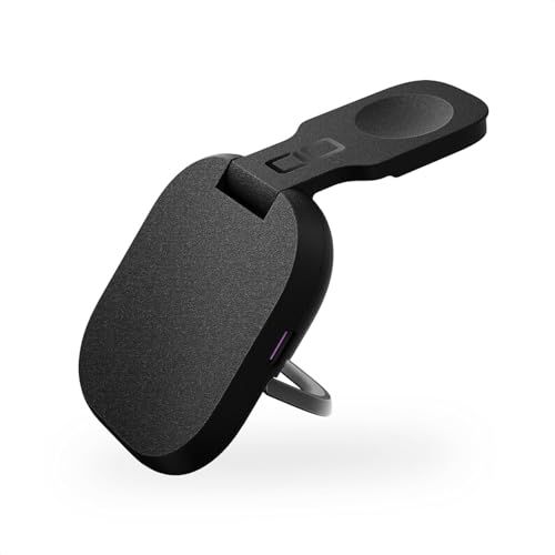 CIO NovaWave 3Way ワイヤレス充電器 3in1マグネット 最大7.5W iPhone 17 / Air / 16 / 15 / 14 / 13 / 12 / AppleWatch AirPods 充電器 スマホスタンド (ブラ fd9be578