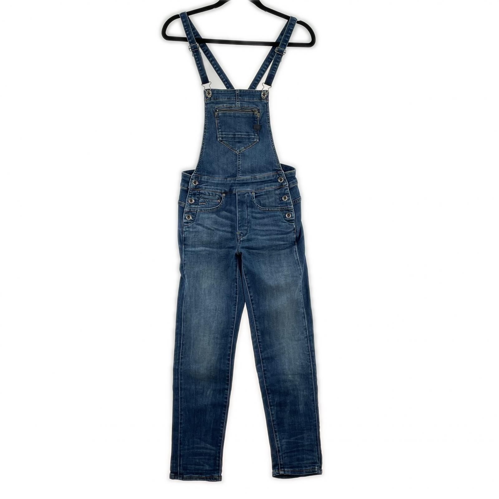 G-STAR RAW ジースターロゥ タグ付き スリム デニムオーバーオール 