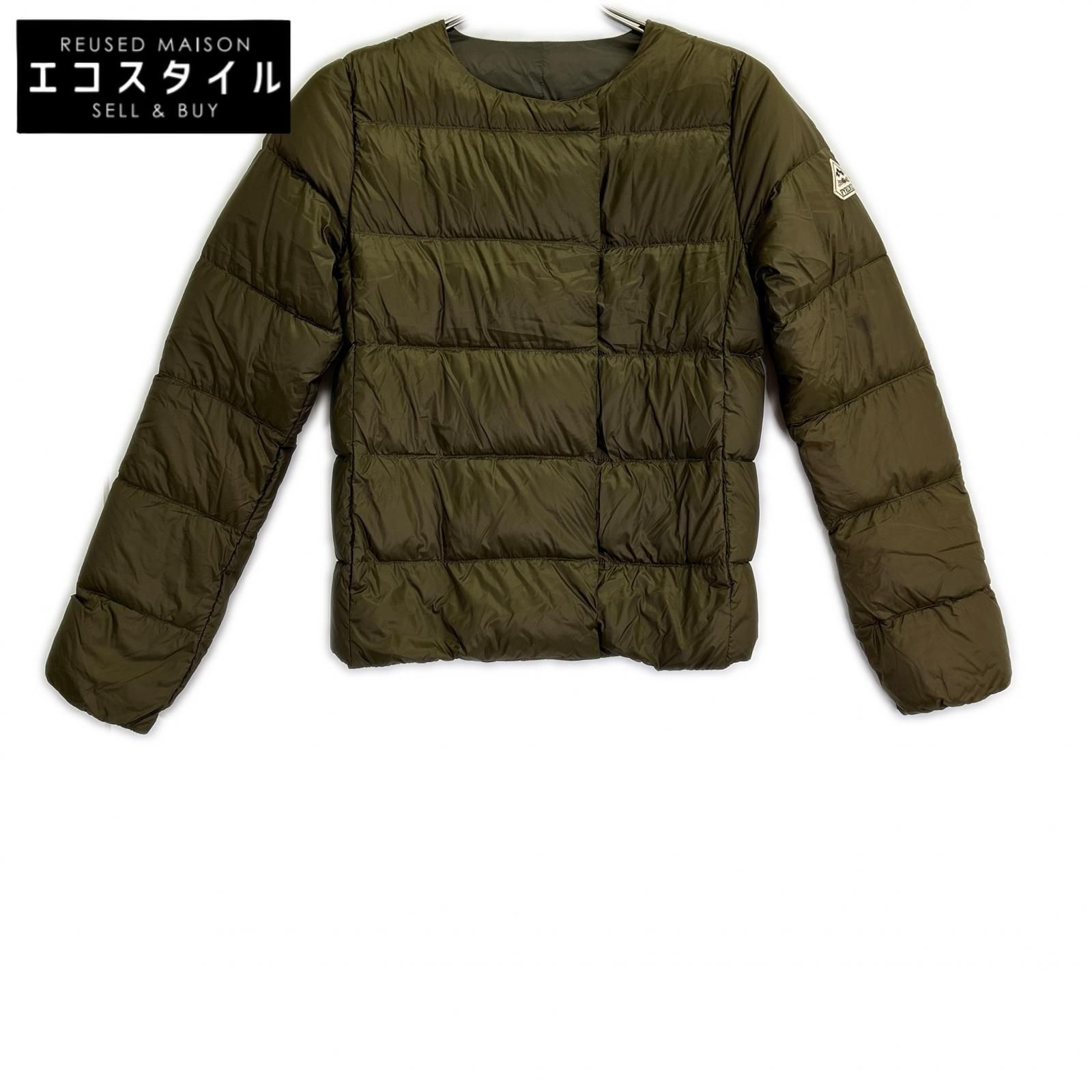 PYRENEX　ピレネックス　HWK040 CANNESカンヌ ノーカラーダウンジャケット　36