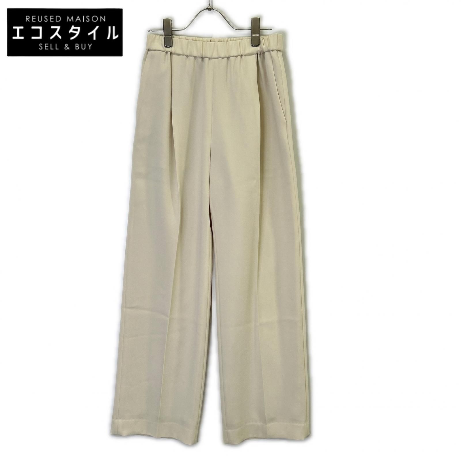 Plage　プラージュ　23-030-922-1110-4-0 アイボリー リラックスパンツ　36
