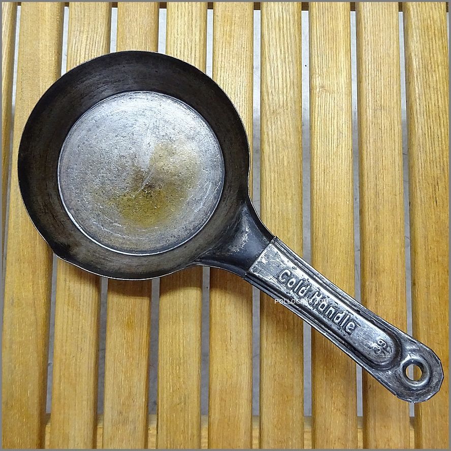 1950年代 6インチ COLD HANDLE ビンテージ フライパン 鉄フライパン アメリカ製 Cowboy Frying Pans 152㎜