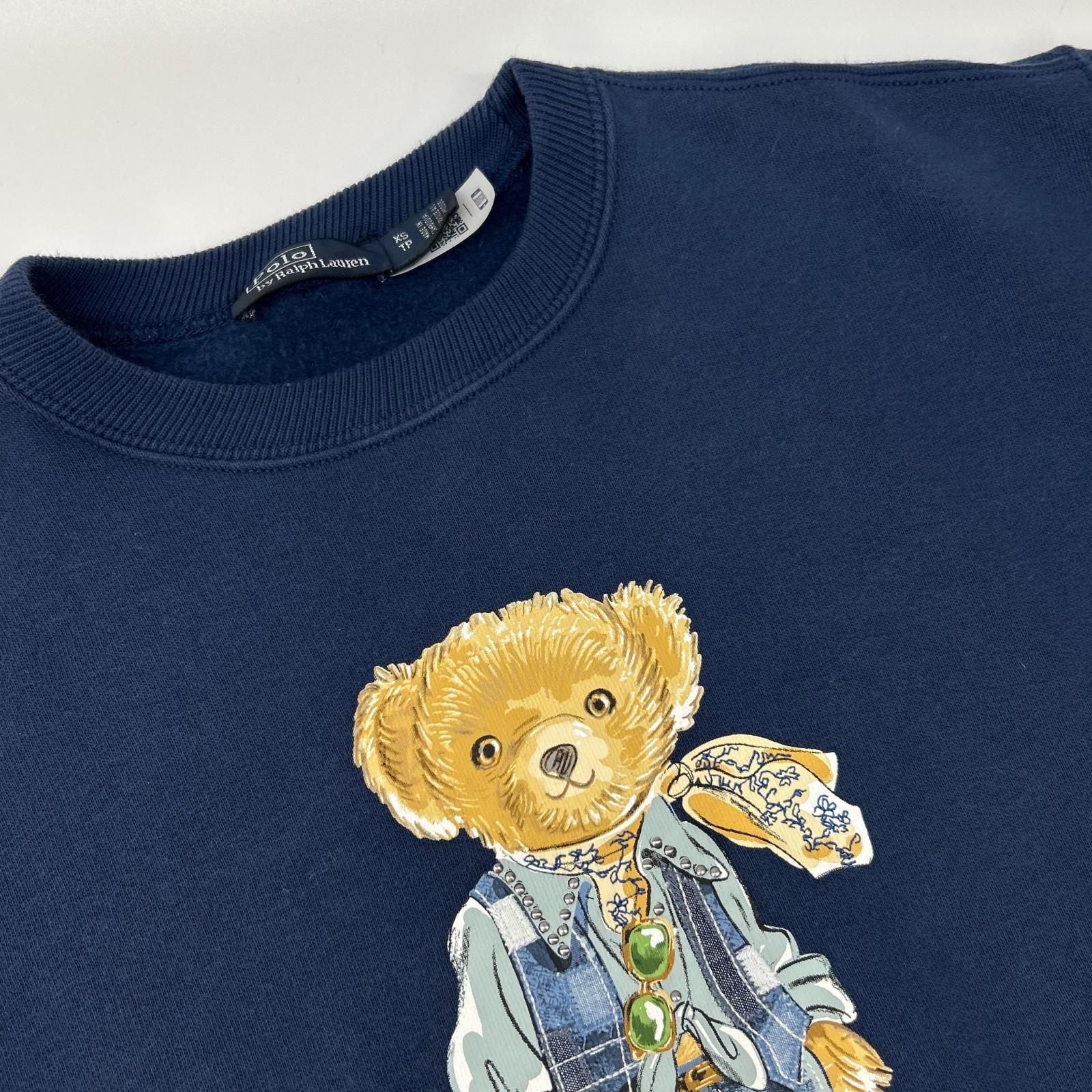 POLO RALPH LAUREN ポロ ラルフローレン ネイビー ポロベアスウェット