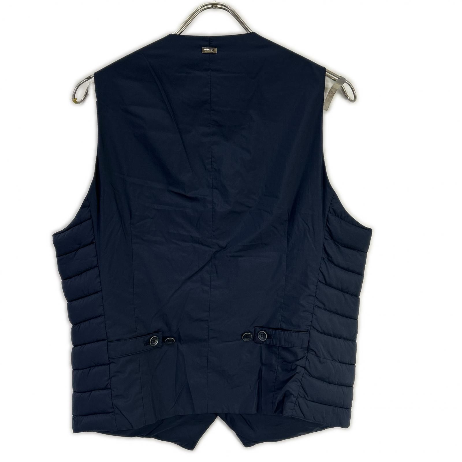 HERNO ヘルノ PC0039U IN-TECH ネイビー インナーベスト 46-エルゴノミクス
