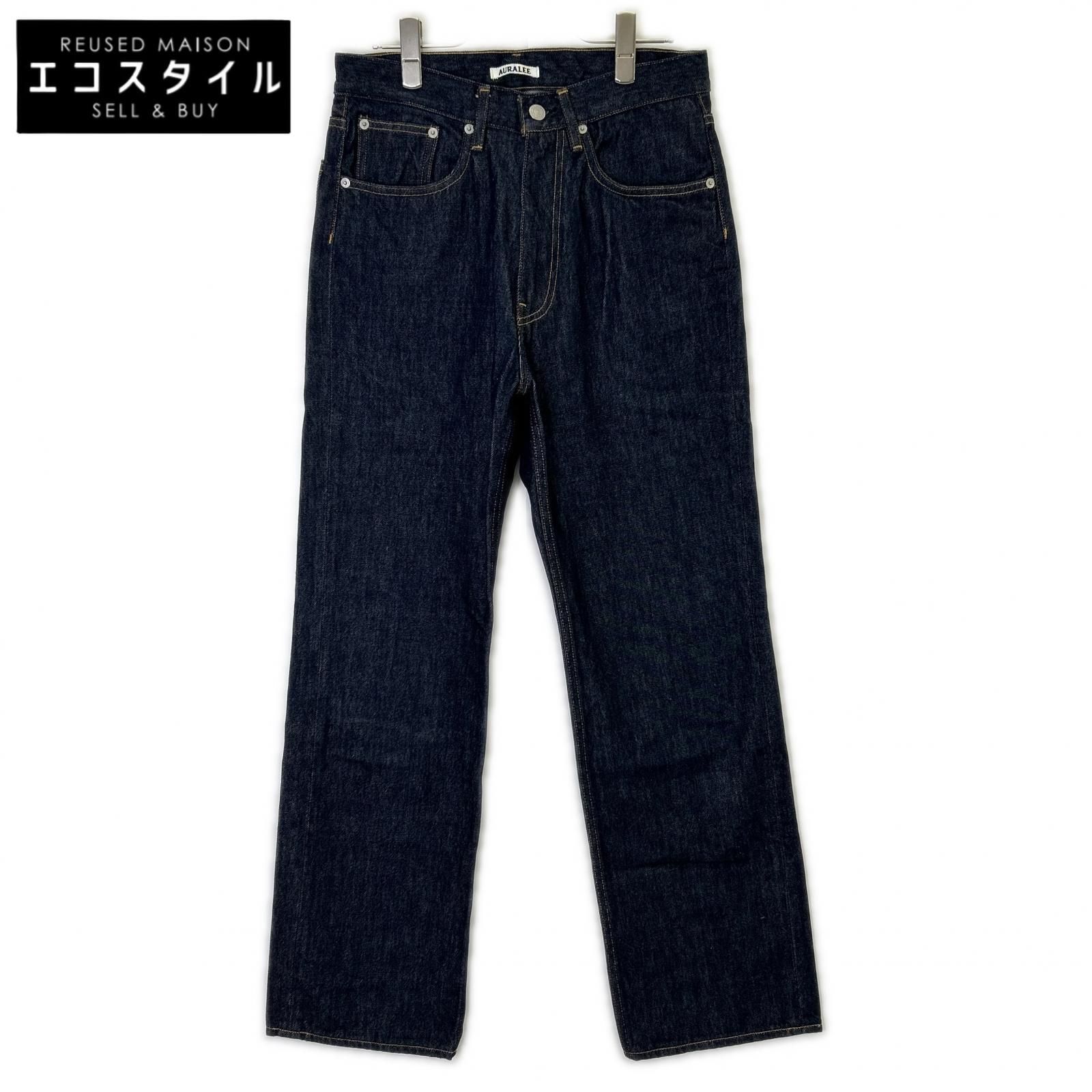 AURALEE オーラリー 26SS A00P01DM インディゴ HARD TWIST DENIM 5P PANTS 28
