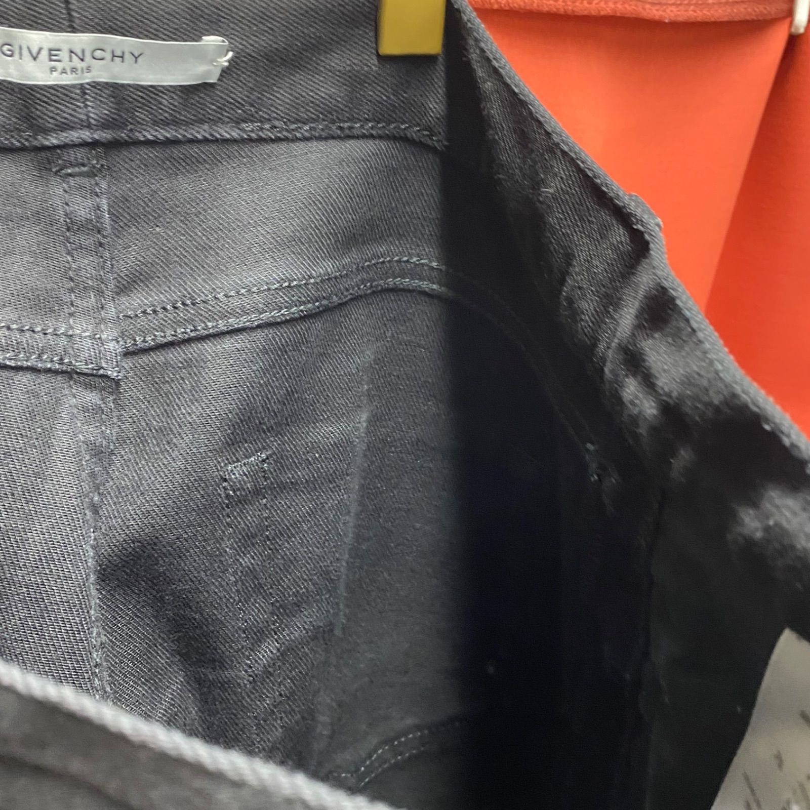 GIVENCHY ジバンシー ジバンシィ ロゴテープ パンツ スキニーパンツ