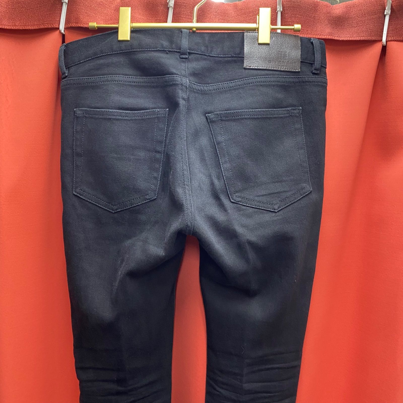GIVENCHY ジバンシー ジバンシィ ロゴテープ パンツ スキニーパンツ