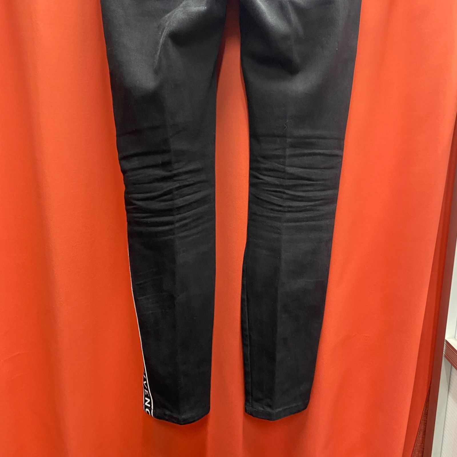 GIVENCHY ジバンシー ジバンシィ ロゴテープ パンツ スキニーパンツ