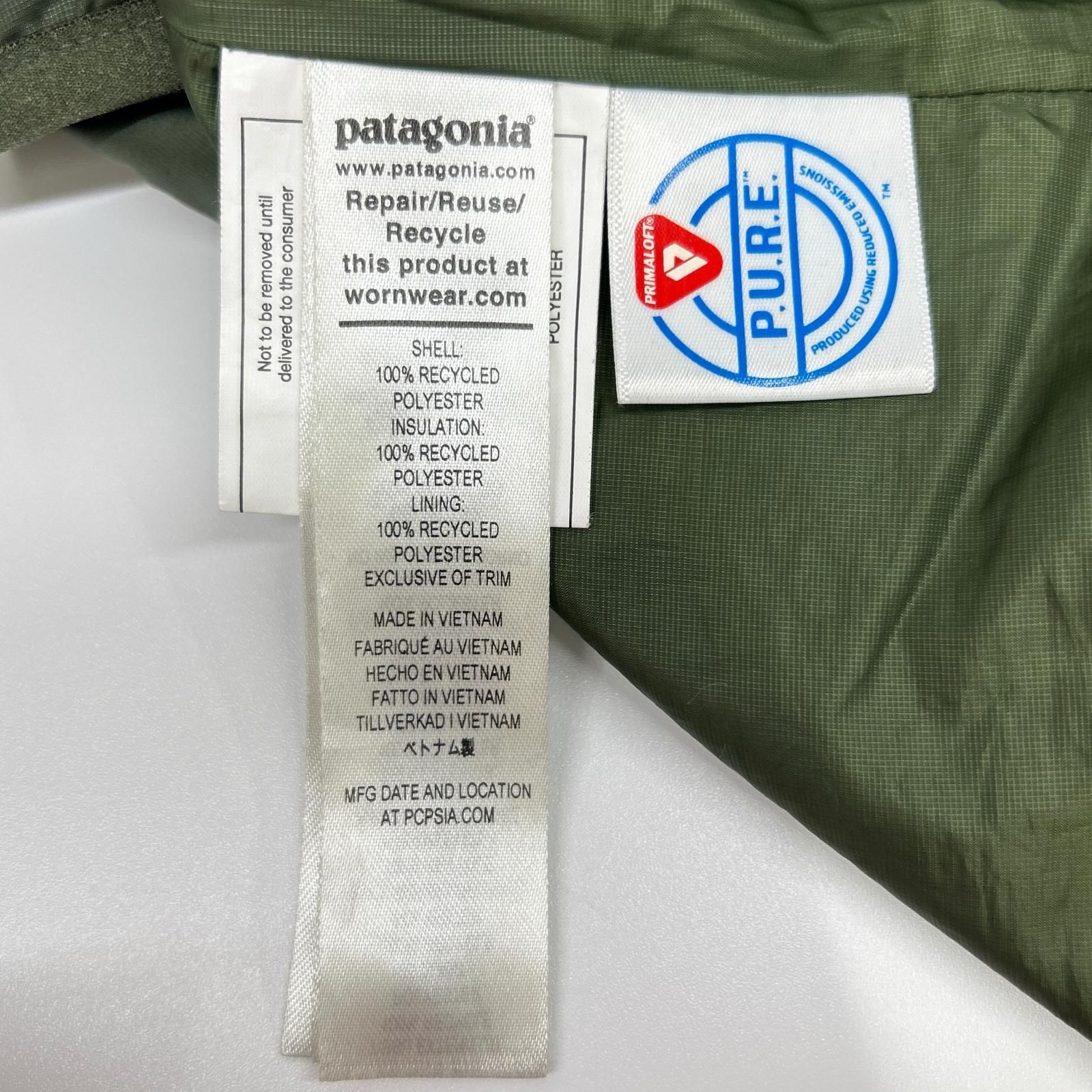 patagonia パタゴニア 84242FA21 カーキ ナノパフベスト M - メルカリ