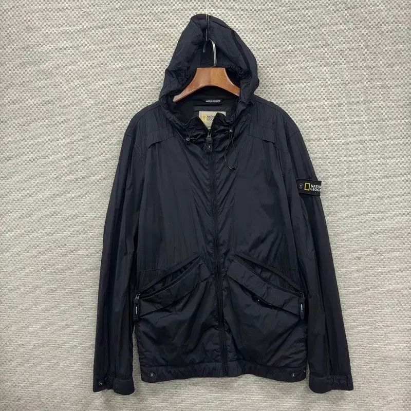 ナショナルジオグラフィック ワッペン ウィンドブレーカー ジャケット XL D02611