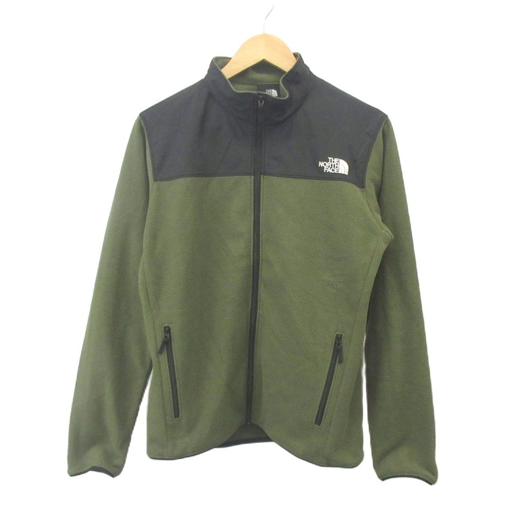ザノースフェイス THE NORTH FACE ジャケット 上着 フリース L カーキ 長袖 スタンドカラー ジップアップ /MD ■GY99 6,319円
